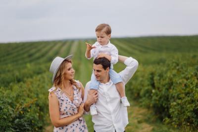 Joyful Moments of a Young Family in the Park – Free Stock Photo, Download for Free