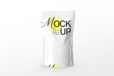 Food Packaging Bag Mockup Template PSD Design – Free Download