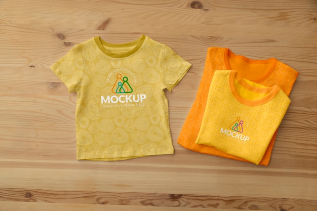 Family T-Shirt Mockup – Free Download