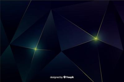 Elegant Dark Polygonal Background – Free Download