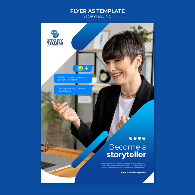 Storytelling for Marketing Print Template – Free Download