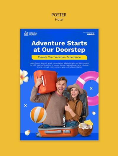 Hotel Booking Experience Template for Comfortable Stays – Free Download