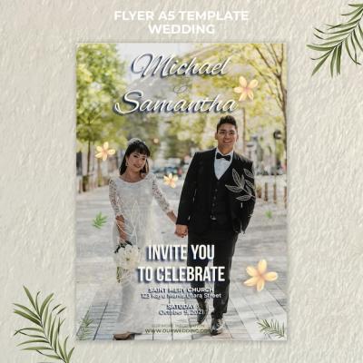 Elegant Wedding Flyer Template – Free Download