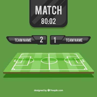 Soccer Field Background with Scoreboard – Free Stock Photo, Download Free