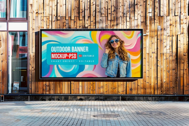 Outdoor Billboard Mockup PSD – Free Download