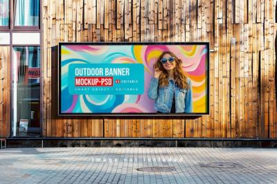 Outdoor Billboard Mockup PSD – Free Download