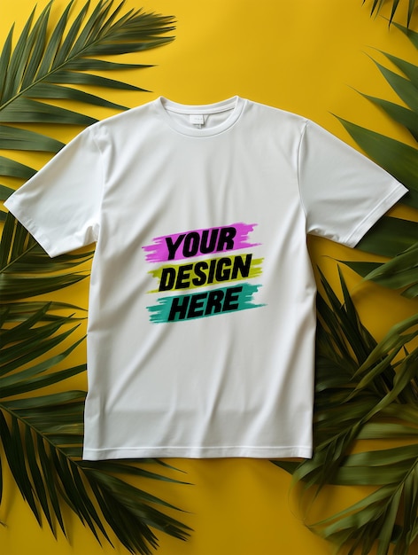 T-Shirt Mockup PSD Template for Creative Projects – Free Download