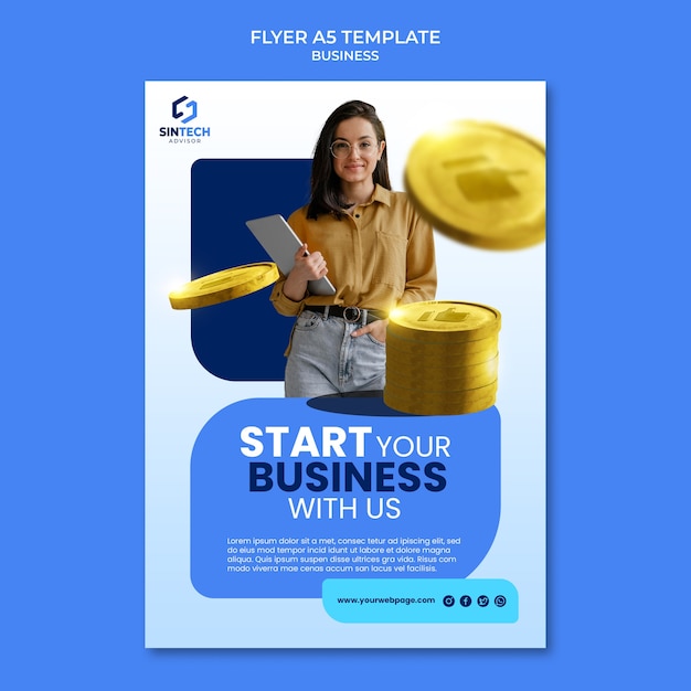 Business Concept Poster Template – Free Download