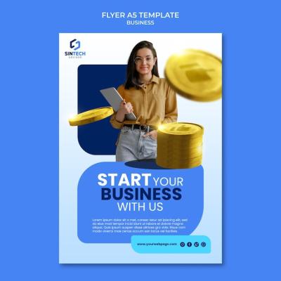 Business Concept Poster Template – Free Download