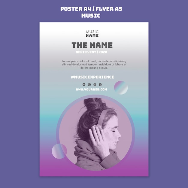 Music Experience Flyer Template – Free to Download