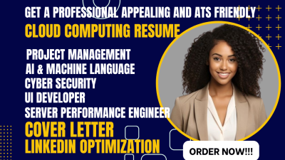 I Will Write a Cloud Computing, Project Management, AI, and Machine Learning Resume