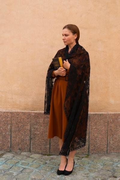 Woman During Religious Pilgrimage at the Church – Free Stock Photo, Download Free