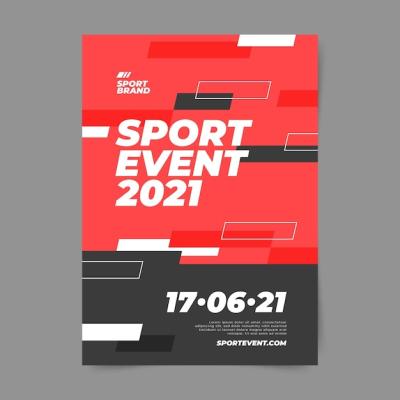 Sporting Event Poster Template – Download Free Stock Photo