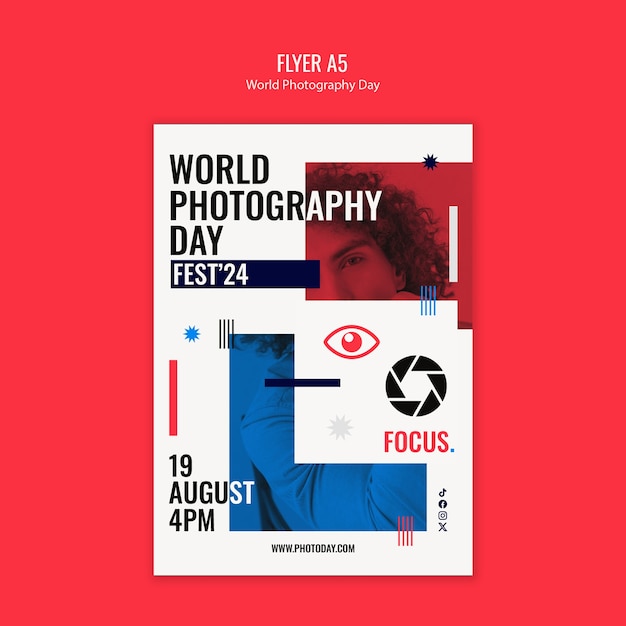 World Photography Day Template Design – Free Download