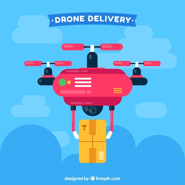 Modern Drone Delivery Concept – Free Stock Photo, Download for Free