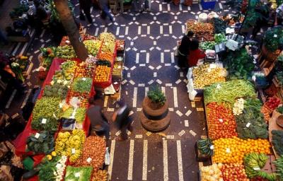 High Angle View of People at Market – Free Stock Photo for Download