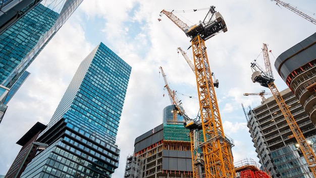 Construction Works in Frankfurt Downtown, Germany – Free Stock Photo for Download