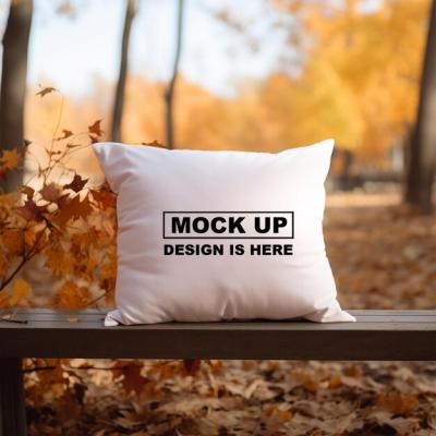 Cushion Mockup White Pillow Design – Free Download