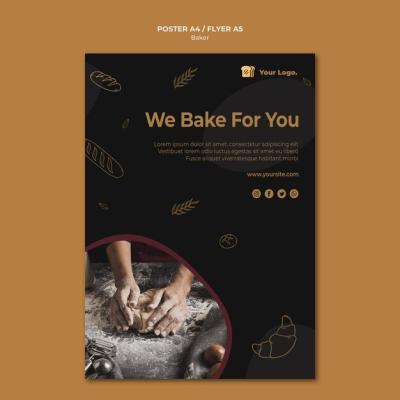 Flyer Template for Baking Enthusiasts – Free to Download