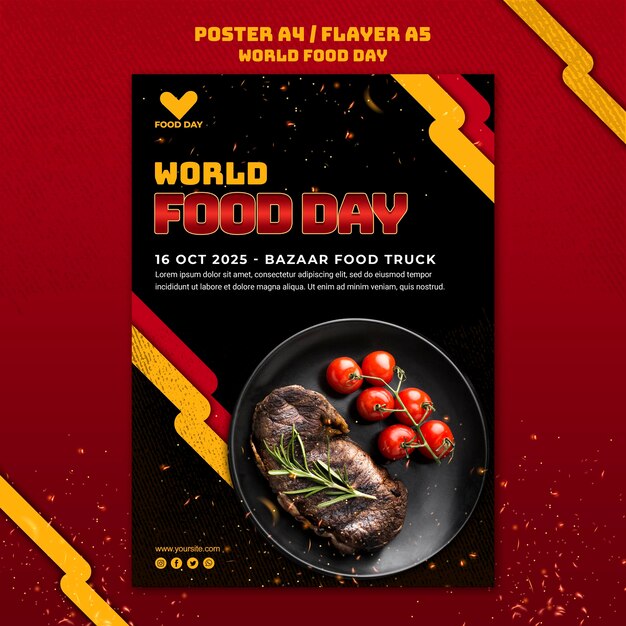 World Food Day Template Poster – Free Download