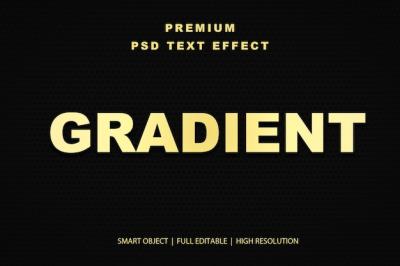 Gradient Editable Text Effect – Download Free Stock Photo