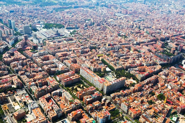 Stunning Aerial View of Barcelona’s Sants District – Free Download