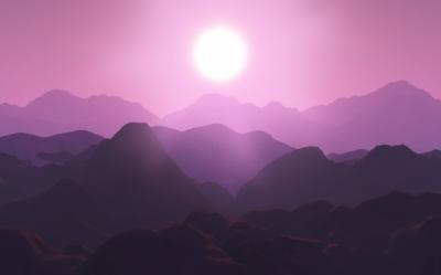 Stunning Nature Landscape in Pink Tones – Free Download