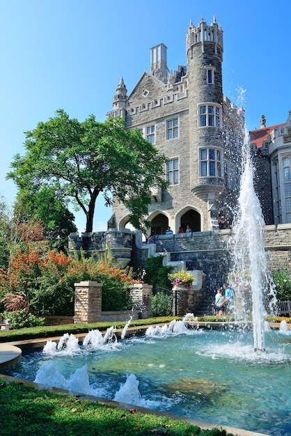 Casa Loma Exterior View in Toronto, Canada – Historical Landmark Free Stock Photo, Download Free