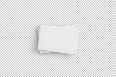 Isolated Pack of Business Cards – Free Download