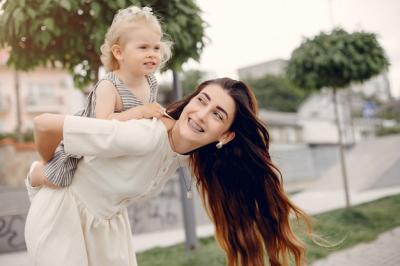 Mother and Daughter Enjoying Playtime in a Summer Park – Free Stock Photo, Download for Free