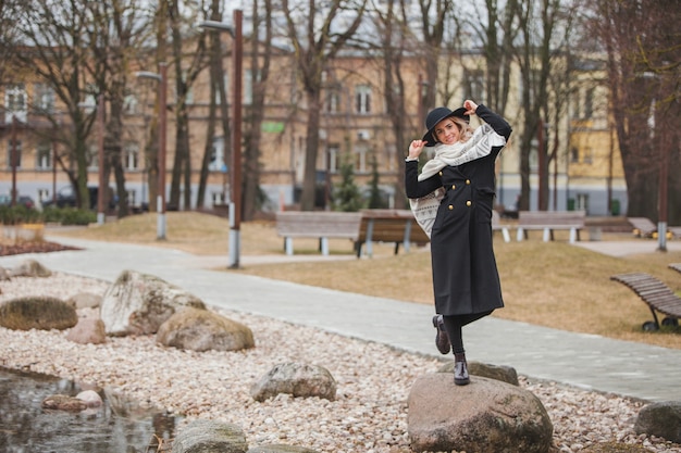 Woman Walking Through the Park – Free Stock Photo, Download Free Stock Photo