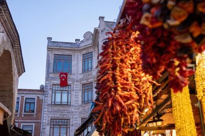 Spices and Turkish Delicacies at an Egyptian Bazaar â Free Download