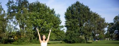 Asian Woman Meditating Under the Sky – Free Stock Photo, Download for Free