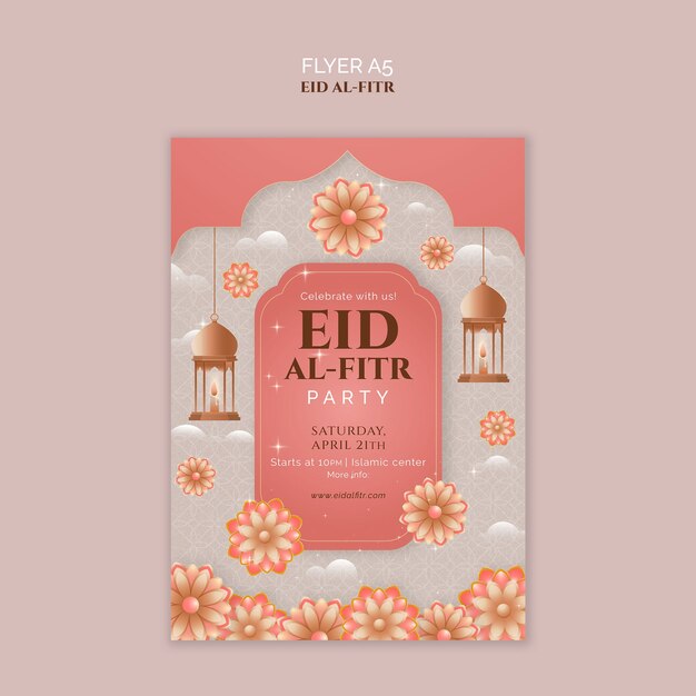 Eid al Fitr Celebration Template for Free Download