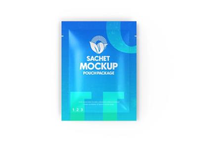 Aluminum Sachet Pouch Package Mockup – Free Download