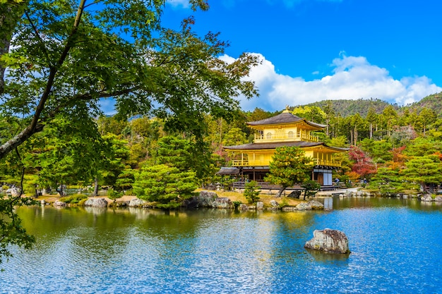 Stunning Kinkakuji Temple with Golden Pavilion in Kyoto, Japan – Free Download