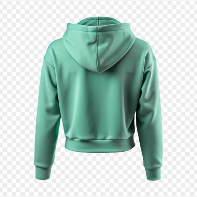 Beautiful Cropped Hoodie Isolated on Transparent Background – Free Download