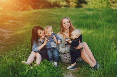 Two Beautiful Mothers – Free to Download Stock Photos