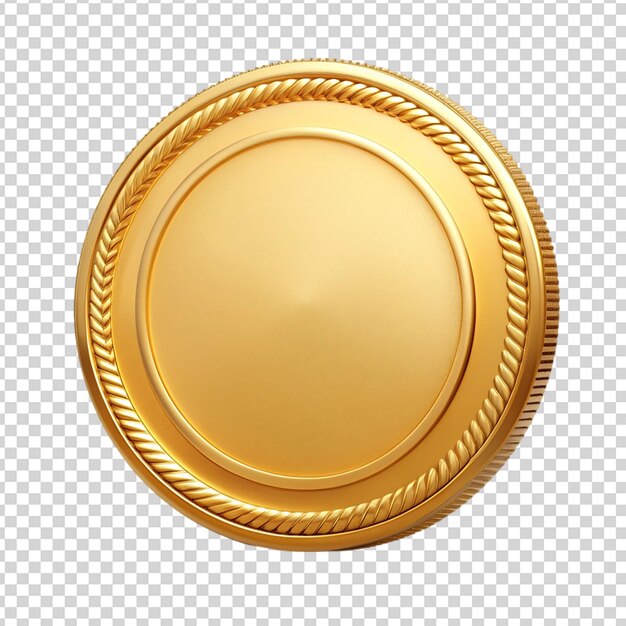 Gold Coin Isolated on Transparent Background – Free Stock Photo for Download