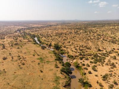 Muddy River Flowing Through the Desert in Samburu, Kenya – Free Stock Photo, Download for Free