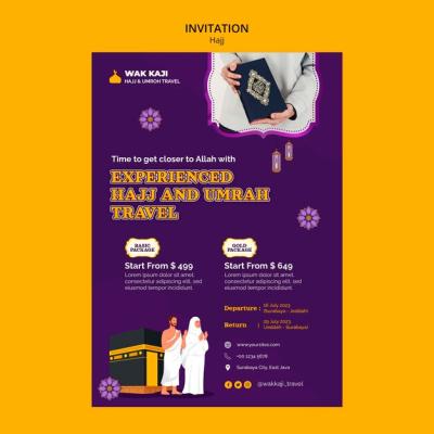 Hajj Season Invitation Template – Free Download