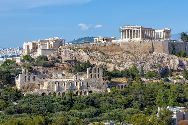 Stunning Scenic View of the Acropolis in Athens, Greece – Free to Download