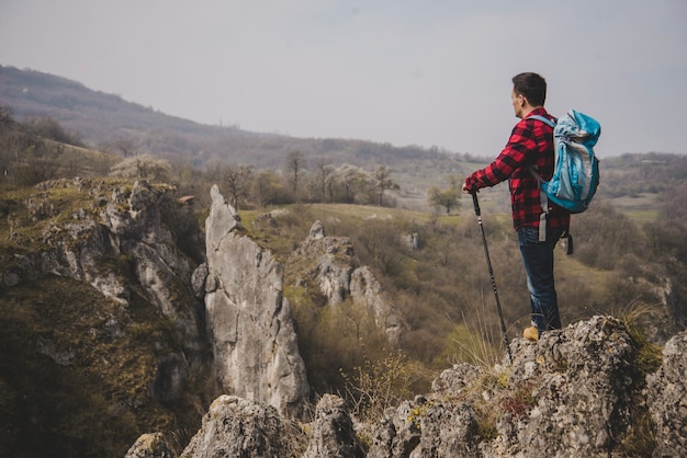 Rambler with Backpack Enjoying Nature – Free Stock Photo, Download for Free