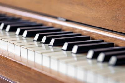 Antique Wooden Piano Keys – Free Stock Photo Download