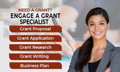 I Will Do Grant Writing, Grant Proposal, Business Plan, and Grant Research