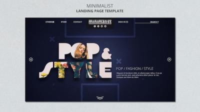 Minimalist Landing Page Template for Your Next Project – Free to Download