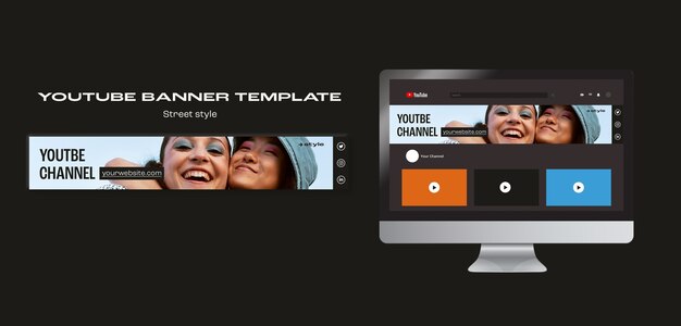 Flat Design Fashion Template – Free Download