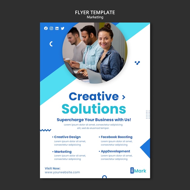 Marketing Strategy Poster Template – Free to Download