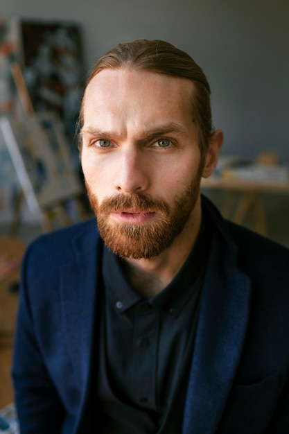 Handsome Bearded Man in Suit – Free Stock Photo for Download