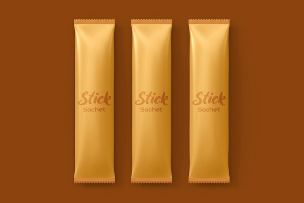 Stick Sachet Mockup – Free Download